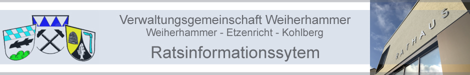 Logo: Gemeinde  Verwaltungsgemeinschaft Weiherhammer